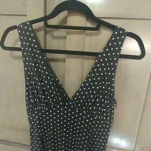 Pokla dot A-line dress